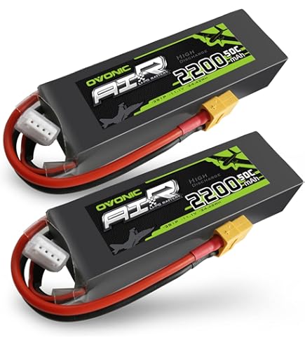 lipo 3s 35c 2200　x2 Amazon.com: OVONIC 3s Lipo Battery 35C 2200mAh 11.1V Lipo